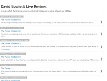 Tablet Screenshot of davidbowiealivereview.blogspot.com
