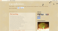 Desktop Screenshot of cacophoniesofself.blogspot.com