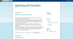 Desktop Screenshot of gebrauchte-hardware.blogspot.com