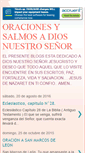 Mobile Screenshot of oracionesysalmosadios.blogspot.com