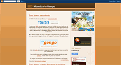Desktop Screenshot of monetizatutiempo.blogspot.com