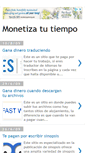 Mobile Screenshot of monetizatutiempo.blogspot.com