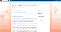 Desktop Screenshot of gdi-make-money-online.blogspot.com