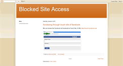 Desktop Screenshot of blockedfacebookaccess.blogspot.com