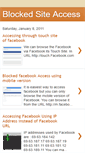 Mobile Screenshot of blockedfacebookaccess.blogspot.com