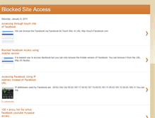 Tablet Screenshot of blockedfacebookaccess.blogspot.com