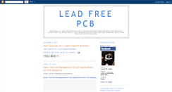 Desktop Screenshot of leadfreepcbs.blogspot.com