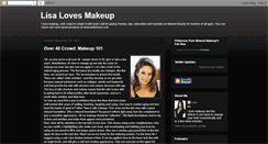 Desktop Screenshot of lisalovesmakeup.blogspot.com
