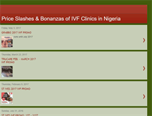 Tablet Screenshot of ivfnigeriapricereductions.blogspot.com