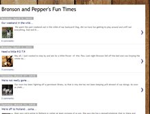 Tablet Screenshot of bronsonandpepper.blogspot.com