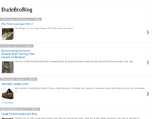 Tablet Screenshot of dudebroblog.blogspot.com