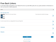Tablet Screenshot of freebacklinkers.blogspot.com