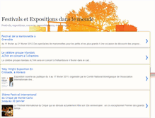 Tablet Screenshot of festivals-expositions.blogspot.com