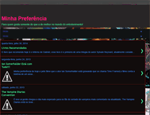Tablet Screenshot of minhapreferencia.blogspot.com