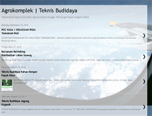 Tablet Screenshot of budidayaagrokomplekorganik.blogspot.com