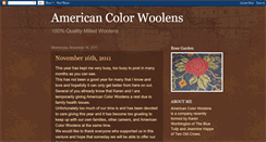 Desktop Screenshot of americancolorwoolens.blogspot.com