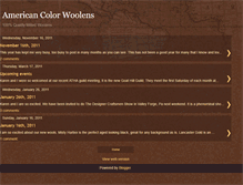 Tablet Screenshot of americancolorwoolens.blogspot.com