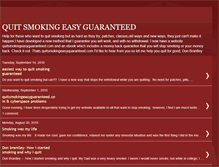Tablet Screenshot of easiestwaytoquitsmoking.blogspot.com
