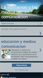 Mobile Screenshot of laeducacionylosmediosdecomunicacion.blogspot.com