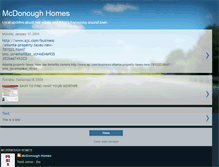 Tablet Screenshot of mcdonoughhomes.blogspot.com