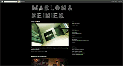 Desktop Screenshot of marlonenreinier.blogspot.com