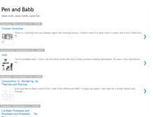 Tablet Screenshot of penandbabb.blogspot.com