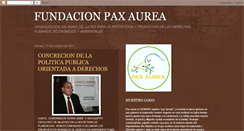 Desktop Screenshot of fundacionpaxaurea.blogspot.com