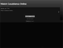 Tablet Screenshot of casablancafullmovie.blogspot.com