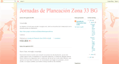 Desktop Screenshot of jornadadeplaneacionz33.blogspot.com