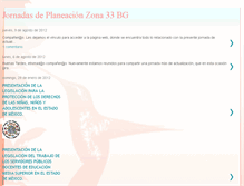 Tablet Screenshot of jornadadeplaneacionz33.blogspot.com