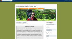 Desktop Screenshot of ghumoindia.blogspot.com