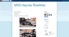 Desktop Screenshot of mx5-haynes-roadster.blogspot.com