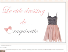 Tablet Screenshot of le-vide-dressing-de-craquinette.blogspot.com