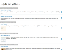Tablet Screenshot of julajuliyamie.blogspot.com