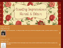 Tablet Screenshot of countryimpressions.blogspot.com