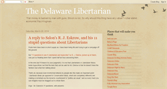 Desktop Screenshot of delawarelibertarian.blogspot.com