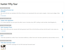 Tablet Screenshot of hunterfiftyfour.blogspot.com