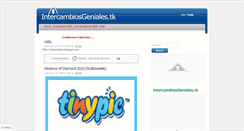 Desktop Screenshot of intercambiosgeniales.blogspot.com