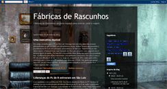 Desktop Screenshot of fabricasderascunhos.blogspot.com