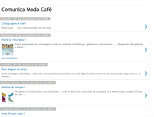 Tablet Screenshot of comunicamodacafe.blogspot.com