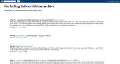 Desktop Screenshot of feelinglistlesslogoarchive.blogspot.com