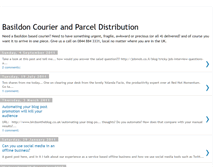 Tablet Screenshot of basildoncourierandparceldistribution.blogspot.com