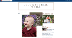 Desktop Screenshot of jojoandtherealworld.blogspot.com