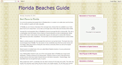 Desktop Screenshot of floridabeachesguide.blogspot.com