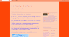 Desktop Screenshot of bsweetevents.blogspot.com