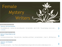 Tablet Screenshot of femalemysterywriters.blogspot.com