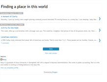 Tablet Screenshot of missy-findingaplaceinthisworld.blogspot.com