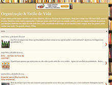Tablet Screenshot of organizadorpessoal.blogspot.com
