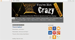 Desktop Screenshot of crazyjewishconvert.blogspot.com