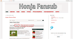 Desktop Screenshot of honjafansub.blogspot.com